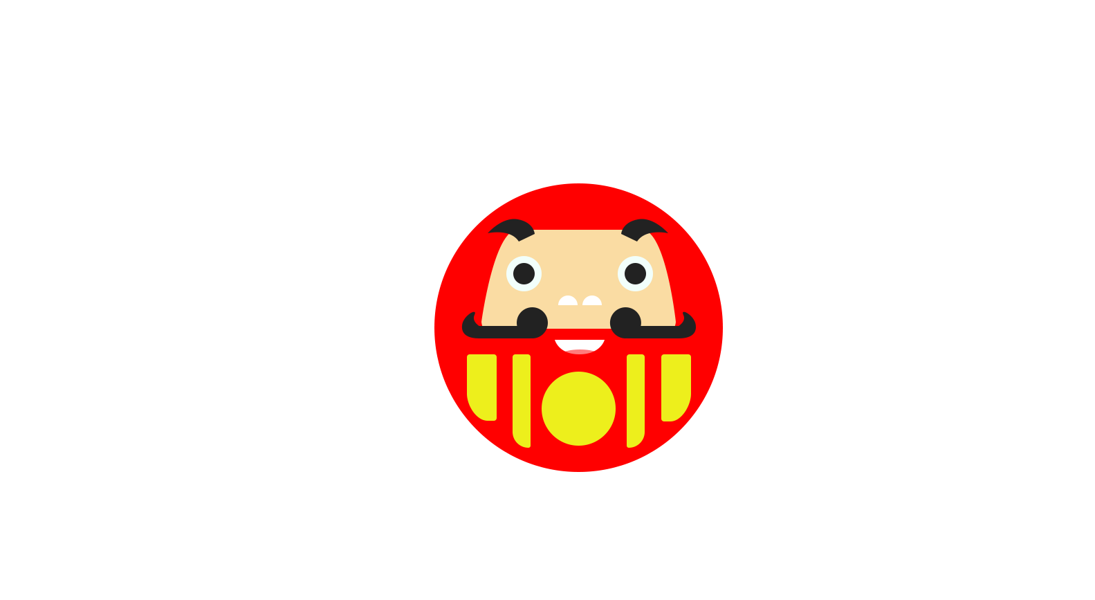 Personagem Daruma de Pachinko 3